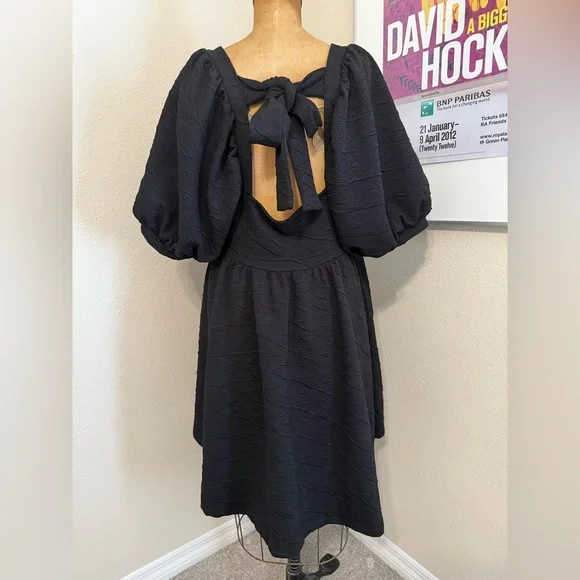 FREE PEOPLE 🐼 Violet Mini Dress
Size XL
Color: Black - Picture 11 of 17